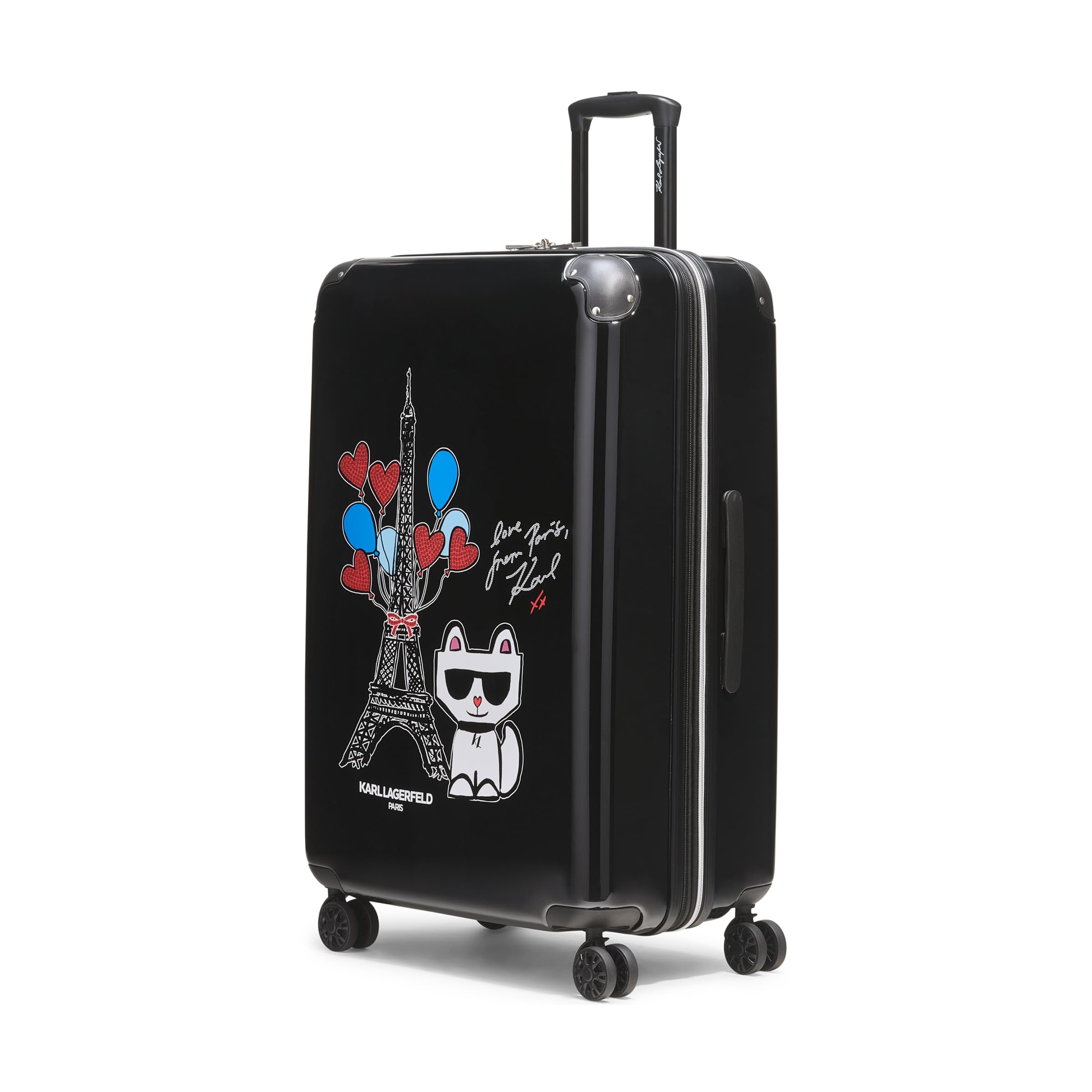 カールラガーフェルド ボストン キャリー Amazon.com | KARL LAGERFELD Paris Unisex Luggage Suitcase,Large